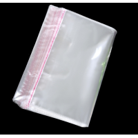 PE PP printed logo plastic self adhesive packaging opp bags