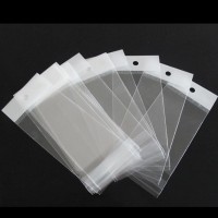 Plastic sealing tape pe custom self adhesive poly clear bags