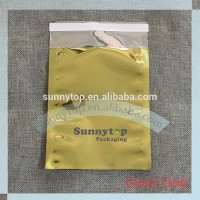 custom size and print resealable foil bag