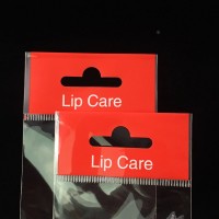 Custom Self Adhesive Sealing Tape Bags Plastic Cellophane Header Printed Opp Bag with header cards