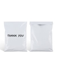 high quality glossy white poly mailers envelopes mailing courier plastic packing bags with custom printed logo