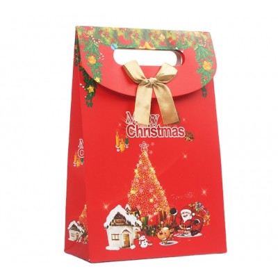 HIgh End Custom Logo Die Cut Handle Paper Gift Bag