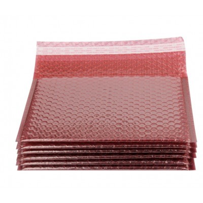 custom pink anti static shielding bubble bag for electronic products