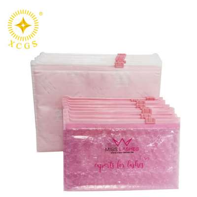 Custom Size Recycled Zipper Top Reclosable Bubble Gift Bag Bubble Zip Packaging Bags For Cosmetic Lipstick Packaging