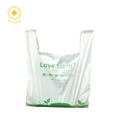 Biodegradable plastic bags shopping compostable bags corn starch